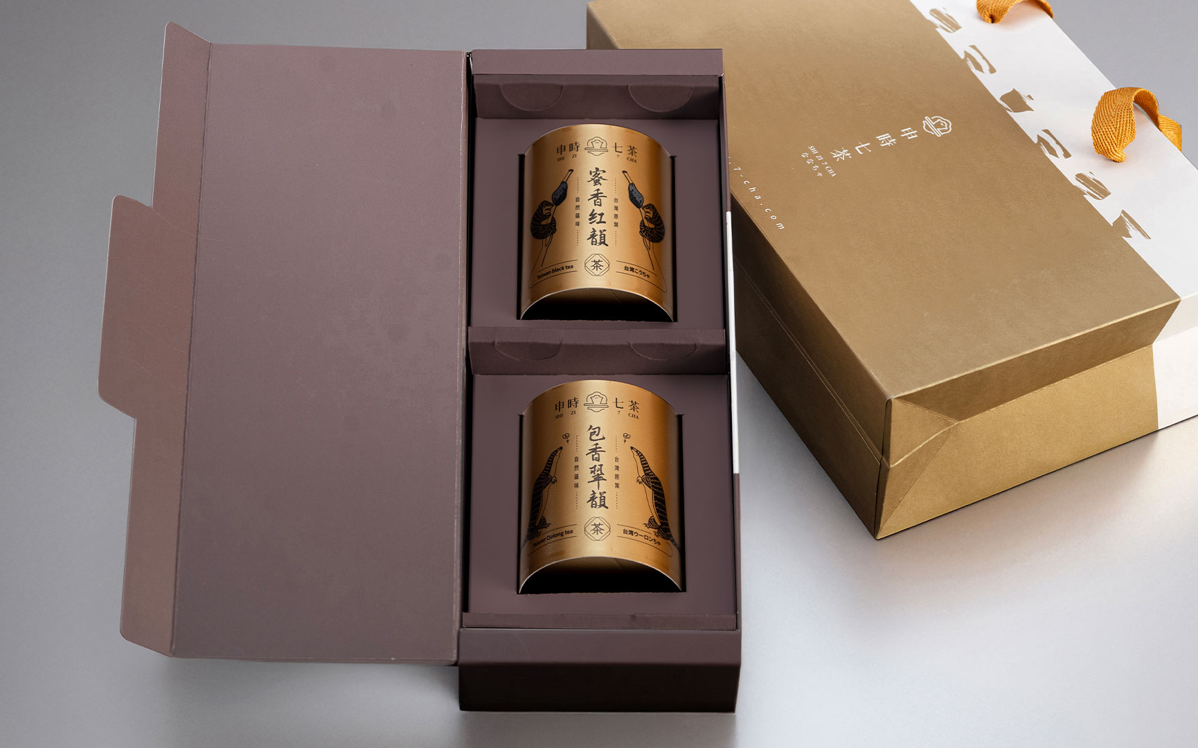 ESG客製禮盒－【金香好TEA】雙韻茗茶禮盒－申時七茶