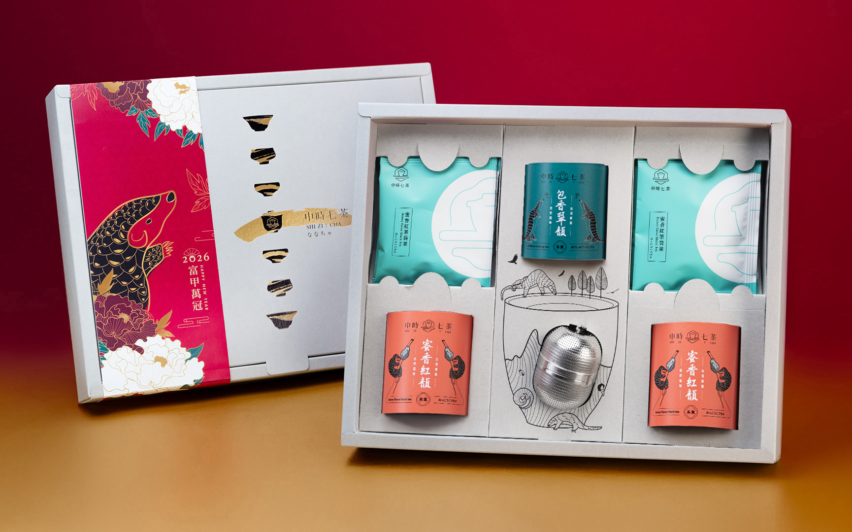 ESG客製禮盒－《富甲萬冠》原味好TEA茶濾禮盒－申時七茶