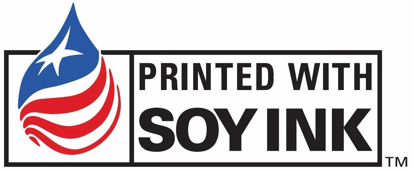 Printed with Soy Ink 標章