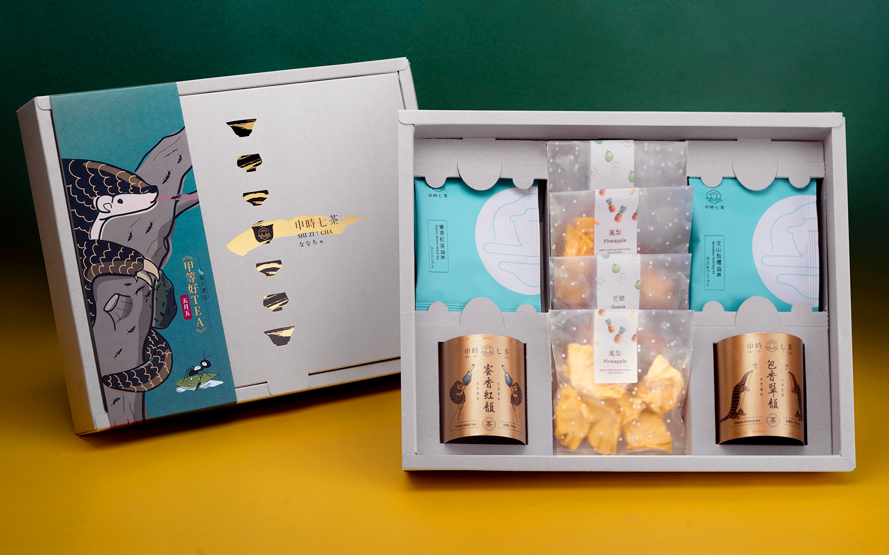 ESG客製禮盒－《甲等好TEA》馥韻果乾茶禮－申時七茶